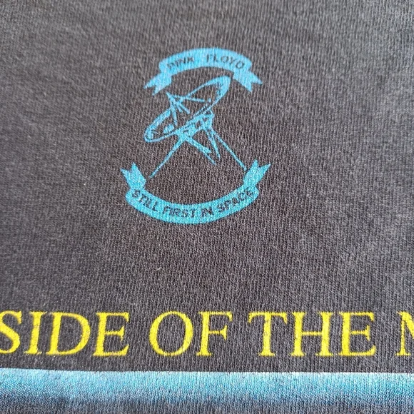 PINK FLOYD DARK SIDE OF THE MOON STILL FIRST IN SPACE T SHIRT RARE VTG ROCK L - Picture 4 of 6